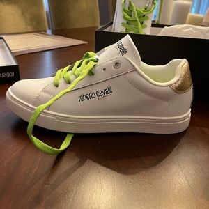 Roberto Cavalli Sport white sneakers women size 40, size 9